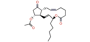 Prostaglandin E2 1,15-lactone-11-acetate
